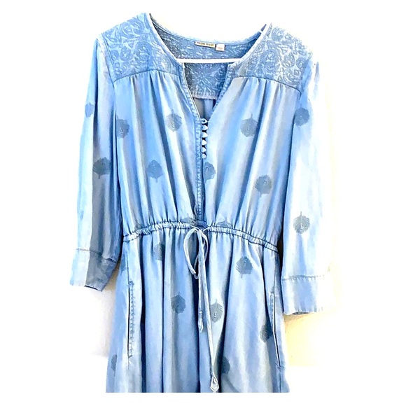 anthropologie holding horses denim dress Holding Horses Anthropologie Denim Dress